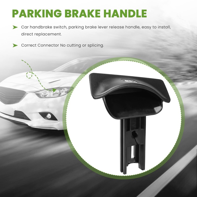 Boerunid Car Handbrake Switch Parking Brake Lever Release Handle for