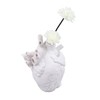 Creative Anatomical Heart Vases Resin Sculpture Heart Shaped Art Flower
