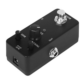 Kisangel Delay Pedal Distortion Effect for Electric Guitar Lightweight High Gain Booster Pedal Durable Material for Music Lovers and Easy to Transport