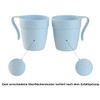 Engelland - Pack of 10 Drinking Cups with Handle, Plastic