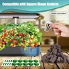 Haligo 100pcs Square Pods for Hydroponics Growing System, 50pcs Square
