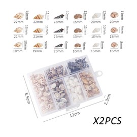 200 Pieces Shell Decoration, Aquarium Decoration Shells, Natural Shell Crafts, Exquisite Shell Decoration, Suitable for Water Tanks, Home Decoration and Crafts