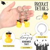 Kigley 15 Sets 2025 Graduation Keychain Bulk Funny Resin Duck
