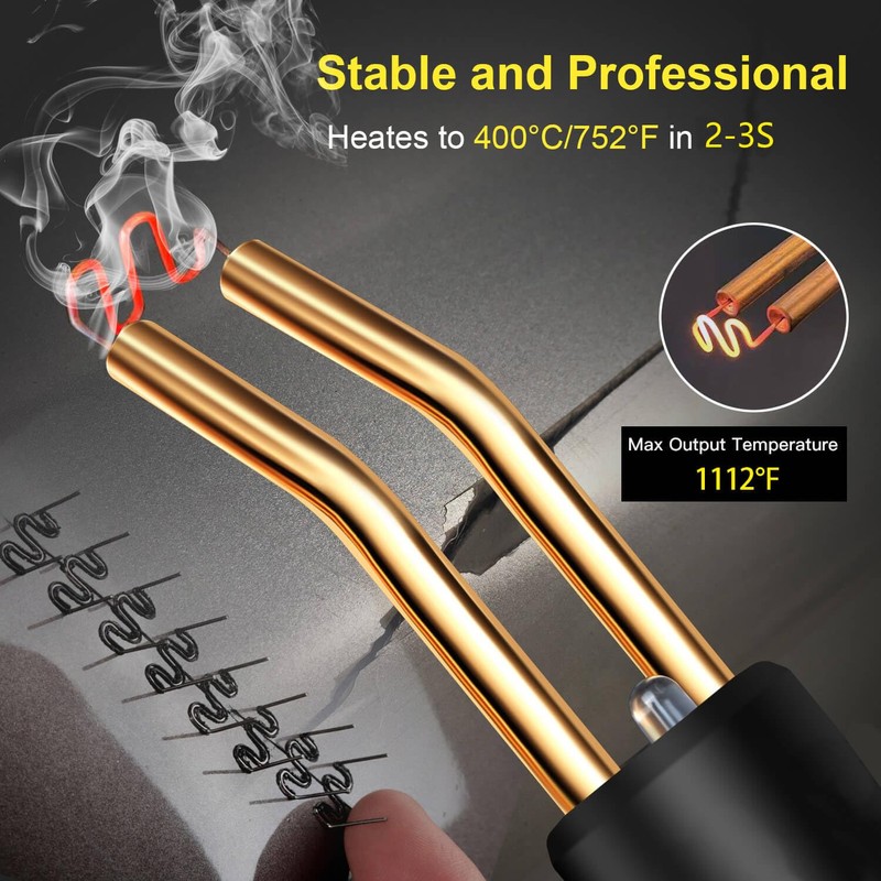 200W Plastic Welder Hot Stapler, 2000PCS Staples - Bumper Repair