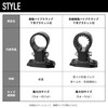 Kouei Kasei KFBS24-0305 Resin Pipe Clamp with T-shaped Bracket, 1.1