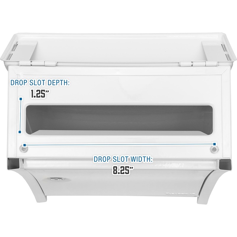 Barska Small Locking Wall Mount Drop Box – Secure Steel