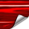 VViViD Holographic Chrome Red Vinyl Wrap DIY Air-Release Adhesive Film