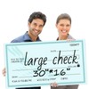 Giant Reusable Dry Erase Check 30x16 Inch - Large Presentation