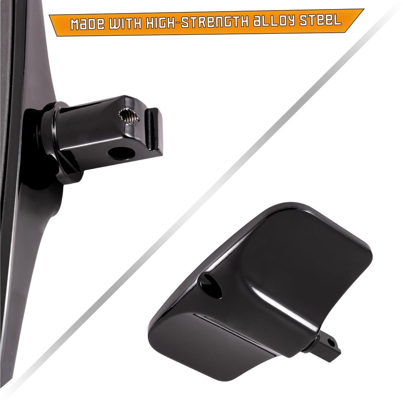 Kinglemc Front Rear Rider Passenger Floorboard FootPeg for Victory/Indian (Skull,