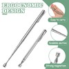 4 PCS Stainless Steel Telescopic Magnetic Pickup Tool, Extendable Grabber,