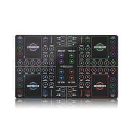 Ultimate Commander Zone MTG Mat | 17"X11" EDH Life + Resource Tracker