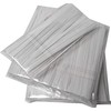 2000pcs Plastic/Paper Coated White 4"(10cm) x 5/32"(4mm) Twist Ties -