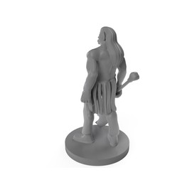 Half Orc Male Barbarian 2 Tabletop DND Gaming Miniature