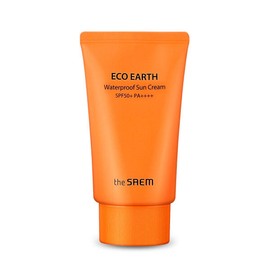 The Saem 더샘 에코 어스 워터프루프 선크림 50g / 데일리 저자극 썬크림 The Saem Eco Earth Waterproof Sun Cream 50g / Daily Low-Irritation Sun Cream