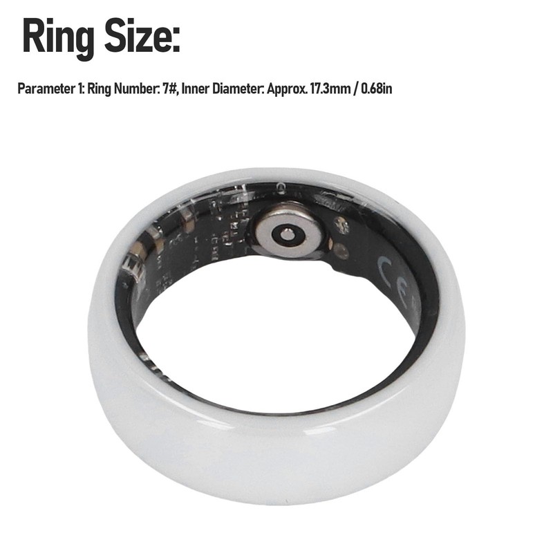 Smart Ring for Women Men,5ATM Rain Proof Health Tracker,Gesture Control