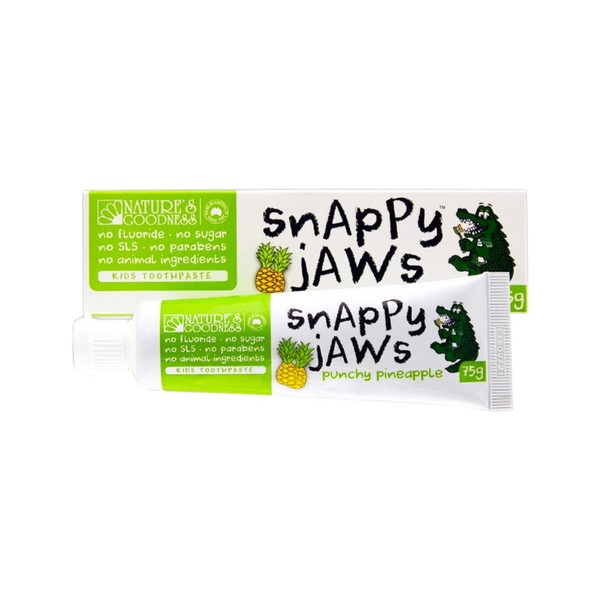 Natures Goodness Nature's Goodness Snappy Jaws Toothpaste Punchy Pineapple 75g