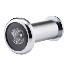 TERF® Polished Chrome 180 Degree Door Viewer with Glass Lens Wide Angle Door Spy Hole Security for Front Door, Peep Holes for Front Doors Viewer Safety fit for 35mm to 50mm Door