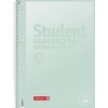 BRUNNEN College Notepad Premium Student "Pastel" A4 Pastel Colours