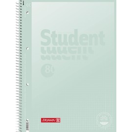 BRUNNEN College Notepad Premium Student "Pastel" A4 Pastel Colours