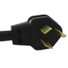 Conntek 30Amp NEMA 10-30 3 Prong Power Supply Replacement Cord,