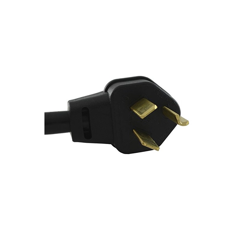 Conntek 30Amp NEMA 10-30 3 Prong Power Supply Replacement Cord,