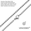 VENICEBEE Best Stainless Steel Box Chain 24" Medical Grade 316L