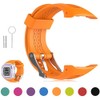 Adjustable Soft Silicone Replacement Wrist Watch Strap with Tool Pins