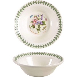 Portmeirion Botanic Garden Rimmed Cereal Oatmeal Bowl