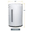 POWERTEC 70351 Dust Collector Lower Bag 20" Dia. x 30"