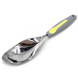 Jardineer Multi-Use Hand Garden Trowel, Stainless Steel Soil Scoops, All-in-One Hand Shovel with Sharp Point and Serrated Edge for Digging, Planting, Transplanting, Removing Weeds