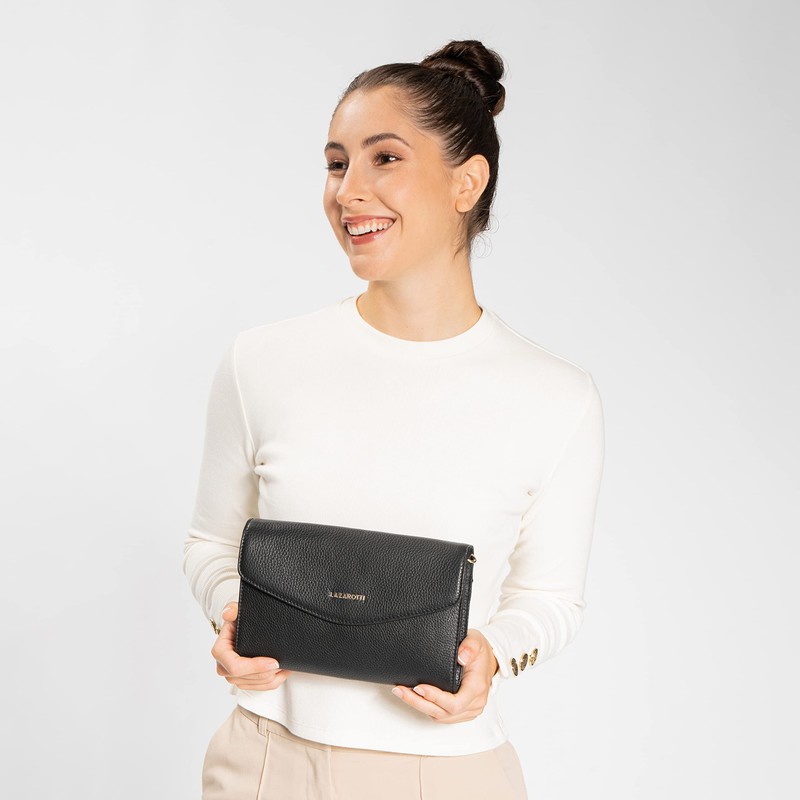 Lazarotti Bologna Women's Leather Handbag | Removable & Adjustable Shoulder