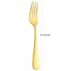 Matte Gold Dinner Fork Set, GoGeiLi 8.0-inch Stainless Steel Satin