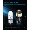 Yorkim 194 LED Bulbs White 6000k Super Bright 5th Generation,