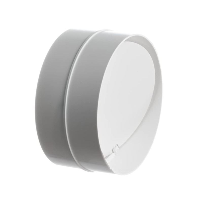 125mm / 5 Inch Duct Connector with Backdraft Damper -