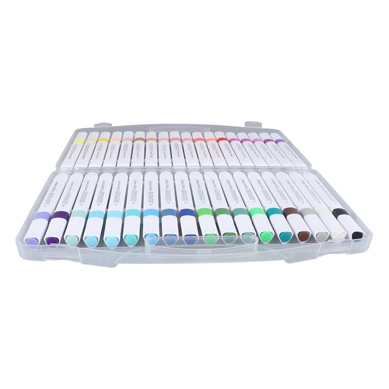 36 Colors Acrylic Paint Marker Pens High Coverage Power Triangular