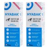 2 x Hyabak Moisturising and Lubricating Solution for Dry Eyes