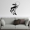 Vinyl Wall Decal Fishing Fisherman Hobby Fish Boat Stickers (ig4209)