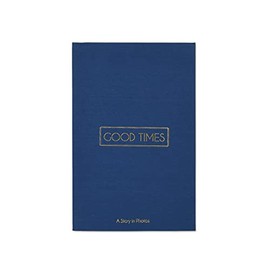 New View Gifts Linen Good Times Album for 180 4x6 Photos, Blue, 9' x 13.75' x 2'