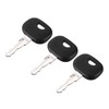 sourcing map Equipment Key Machines Ignition Key for Excavator (Part