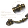 HOUSEHOOK 4 PCS Antique Brass Metal Drop Bail Pulls, 4-1/4"