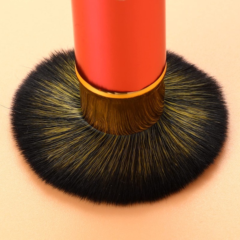 Pack of 2 Retractable Makeup Brushes, Portable Blush Brush, Liquid