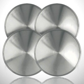 4-pack of 16' Push-on Polished Hubcaps