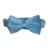 Love Dream Bowtie Dog Collar, Velvet Dog Collars with Detachable