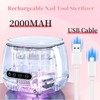 BQAN Rechargeable Nail Tool Cleaner, 3 Timers Mode Jewelry Cleaner,