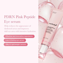 Sérum para ojos Medicube, ADN de salmón, PDRN y péptidos rosas, 30 ml