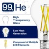 FLSNT 100W Equivalent LED Edison Bulbs, 5000K Daylight, 12W Dimmable