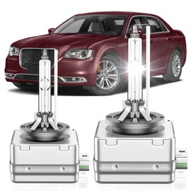 SENROBO Fit for Chrysler 2011-2024 300C 300S 2015-2017 200C 200S 2017-2020 Pacifica Minivan 2020-2024 Voyager Minivan D3S HID Xenon Headlight Bulbs, High Low Beam Light Bulb, 6000K White, Pack of 2