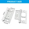 Augiimor 10 Pcs Non-Mortise Door Hinges, 2 x 0.98 Inch