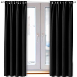 MAGMALIFE Cortinas Blackout con Aislamiento Térmico, 106x160 cm, Juego de 2 Piezas, Tela Suave 100 Poliéster, Repelente al Agua, Reducción de Ruido,  