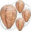 Fake Wasp Nest 4 Pack, Upgraded Waterproof Wasp Nest Decoy